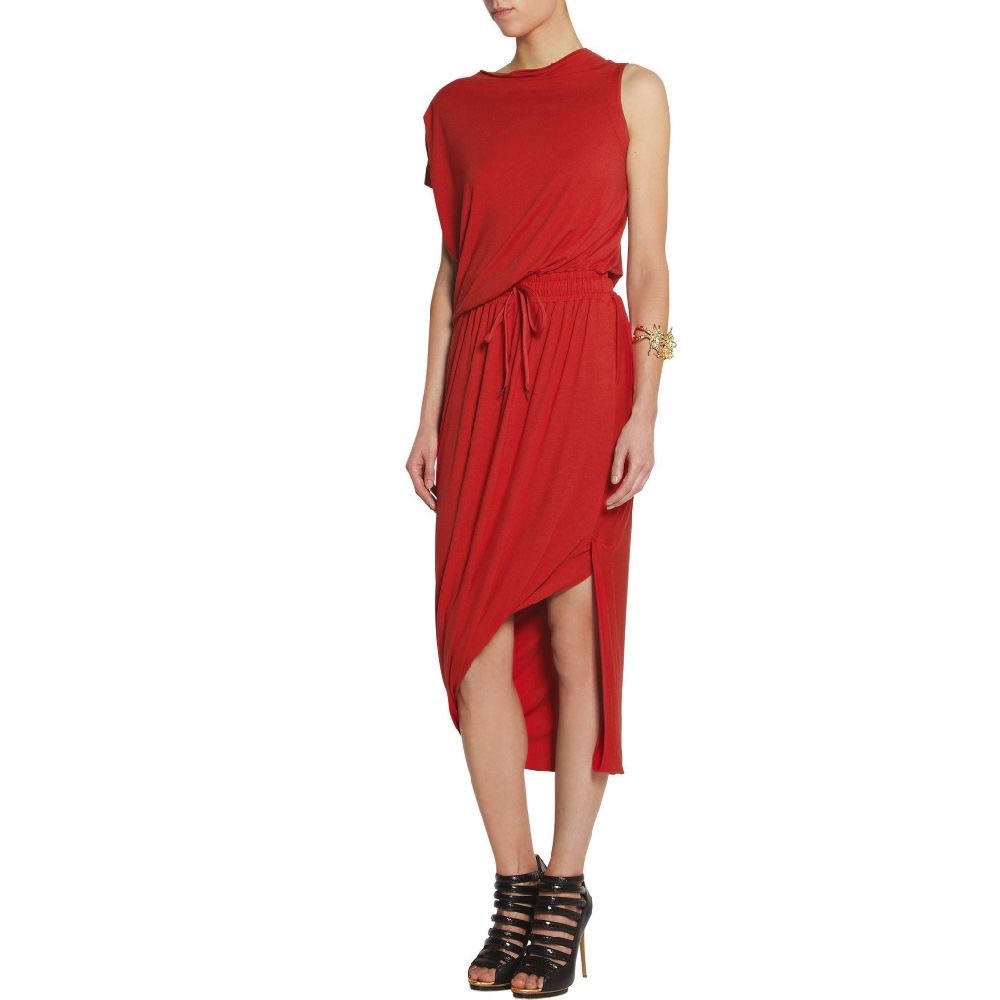 Vivienne Westwood quest draped stretchjersey dress